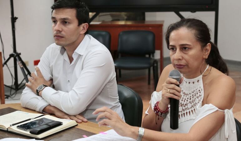 Secretaria de educación Fabiola Cáceres