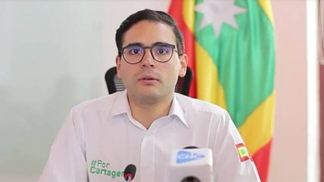 El Juzgado 12 Civil Municipal de Cartagena ordenó cinco días de arresto en contra del alcalde encargado Sergio Luis Londoño. Foto: Colprensa