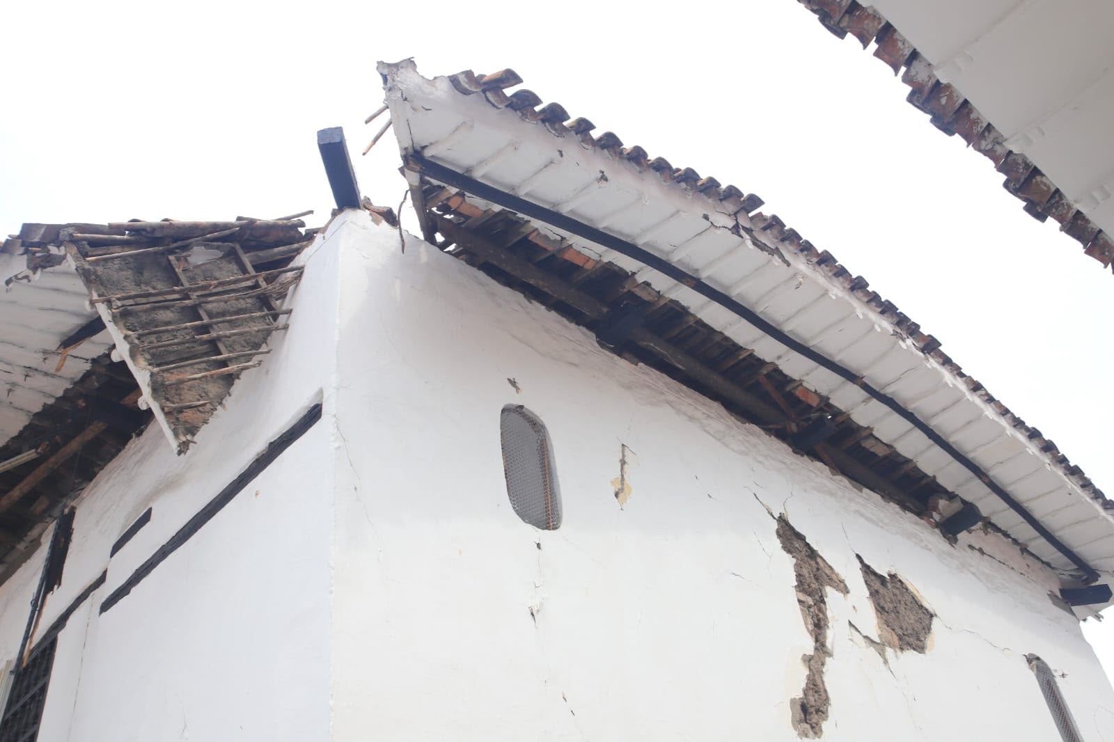 Iglesia La Merced afectada por el terremoto del 10 de agosto del 2026 / Foto: Alcaldía de Cali