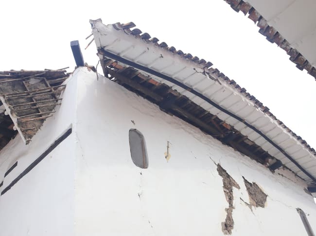 Iglesia La Merced afectada por el terremoto del 10 de agosto del 2026 / Foto: Alcaldía de Cali