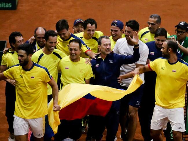 Colombia celebra la histórica clasificación al grupo Mundial