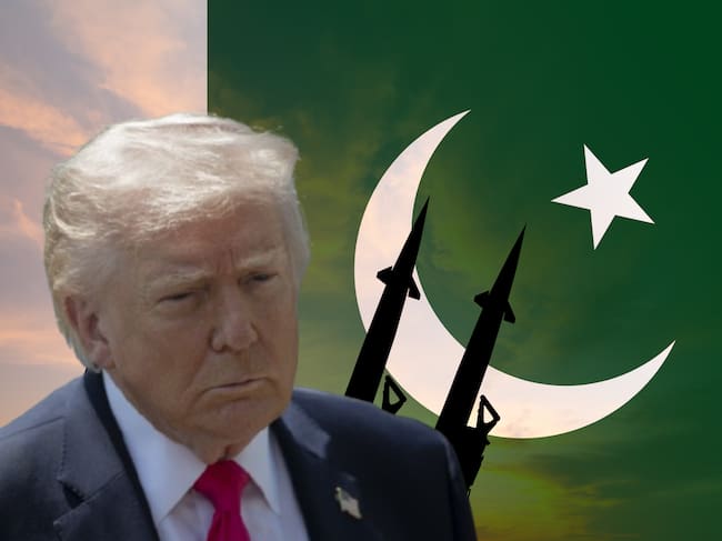 Imagen de referencia. Donald Trump - bandera Pakistán: Getty Images.