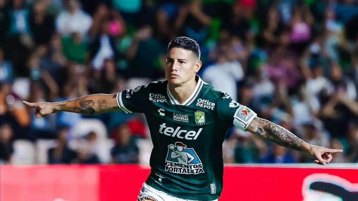 James Rodríguez reaparece con León con gol y una asistencia ante Mazatlán
