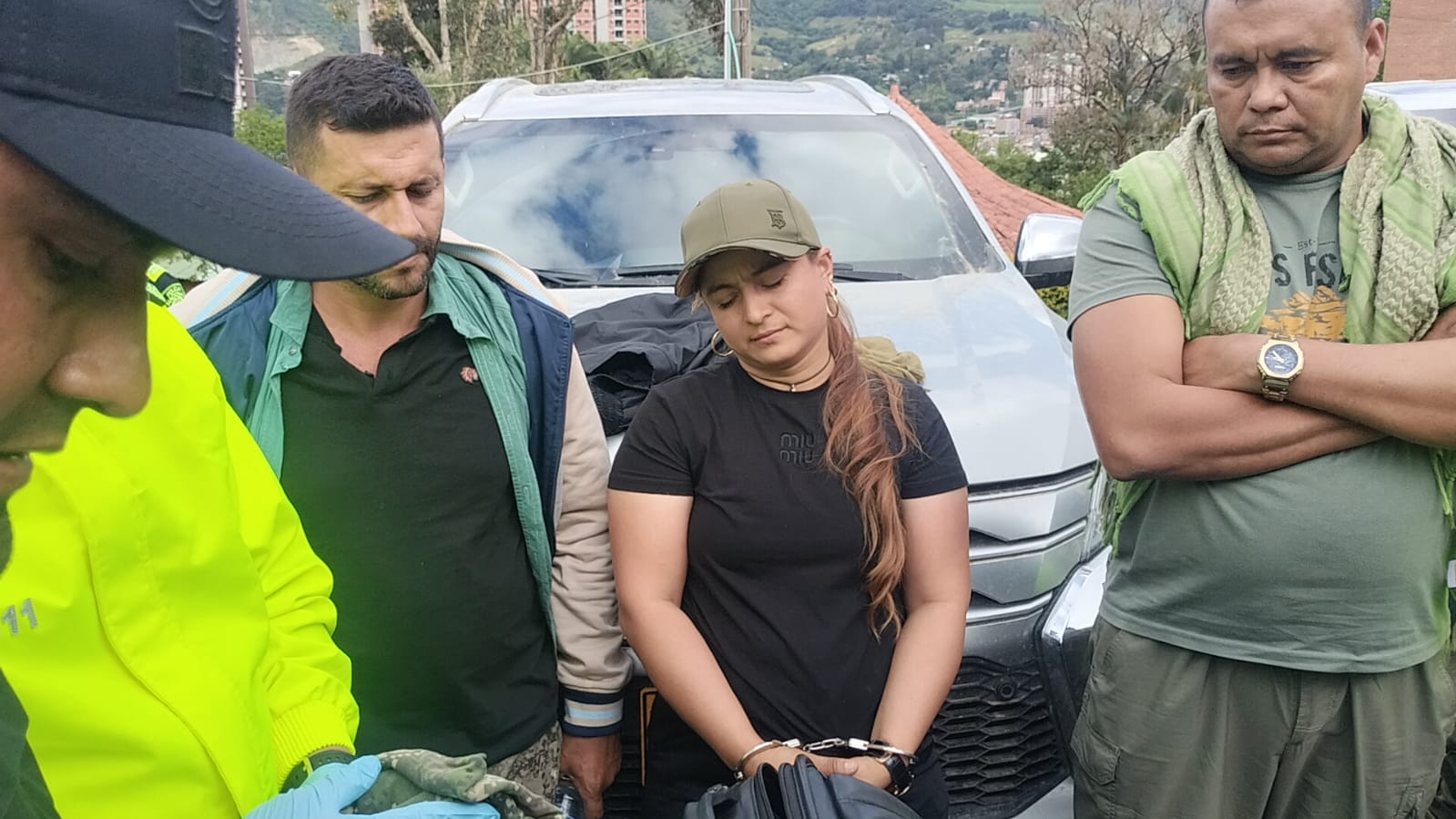 Edgar de Jesús Orrego Arango, alias ‘Firu’; Diana Carolina Rey Rodríguez, alias ‘Erika’. Foto: Policía Nacional