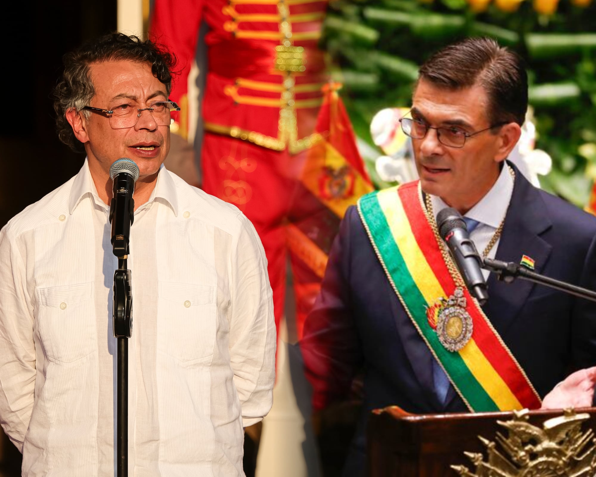 El mandatario boliviano criticó las declaraciones que ha emitido el mandatario colombiano sobre las manifestaciones y justificó la expulsión de la embajadora de Colombia en La Paz.
(Foto:   Caracol Radio / Getty )