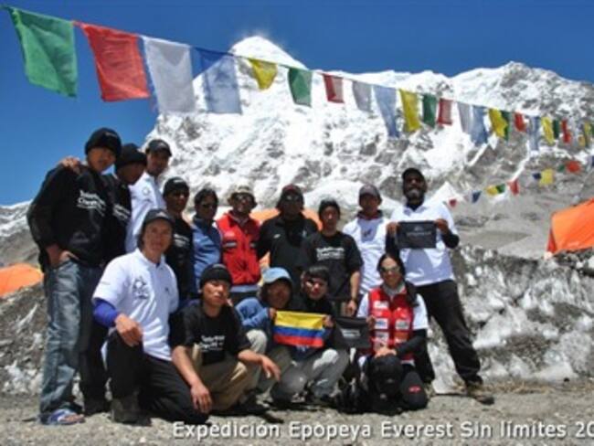 Nelson Cardona y Rafael Ávila alcanzaron la cima del monte Everest