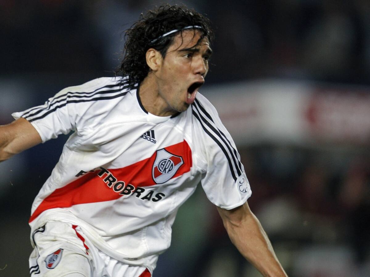 Emocionado: así celebró Falcao el título de River Plate