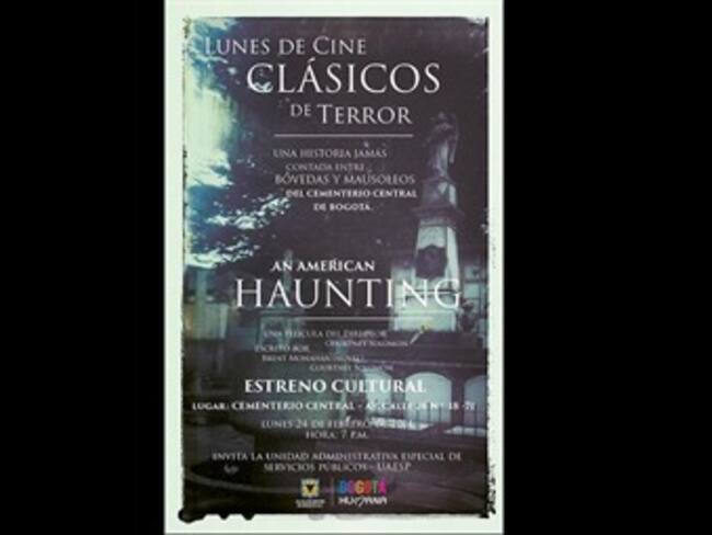 Cine en el Cementerio Central de Bogotá