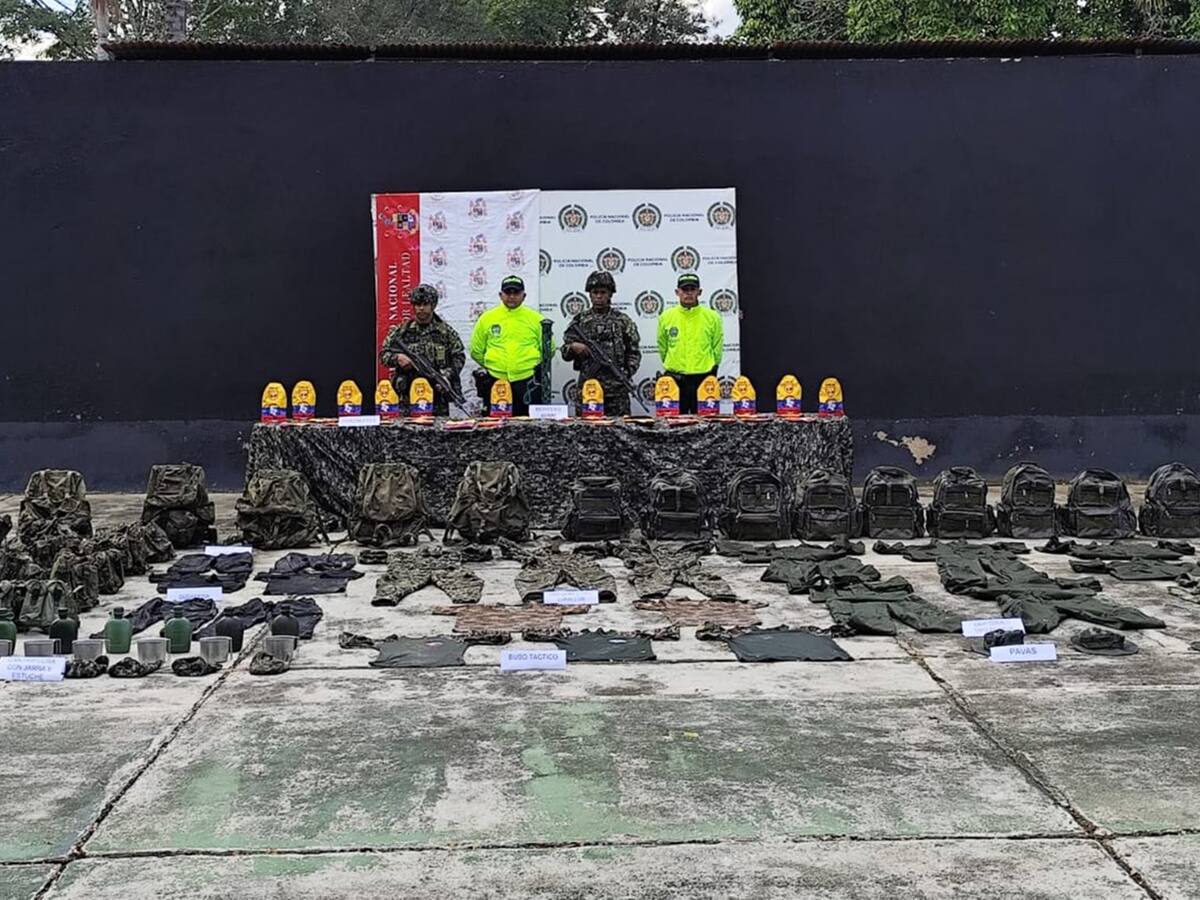 Encuentran depósito con material de guerra de las disidencias de las Farc en el sur del Tolima