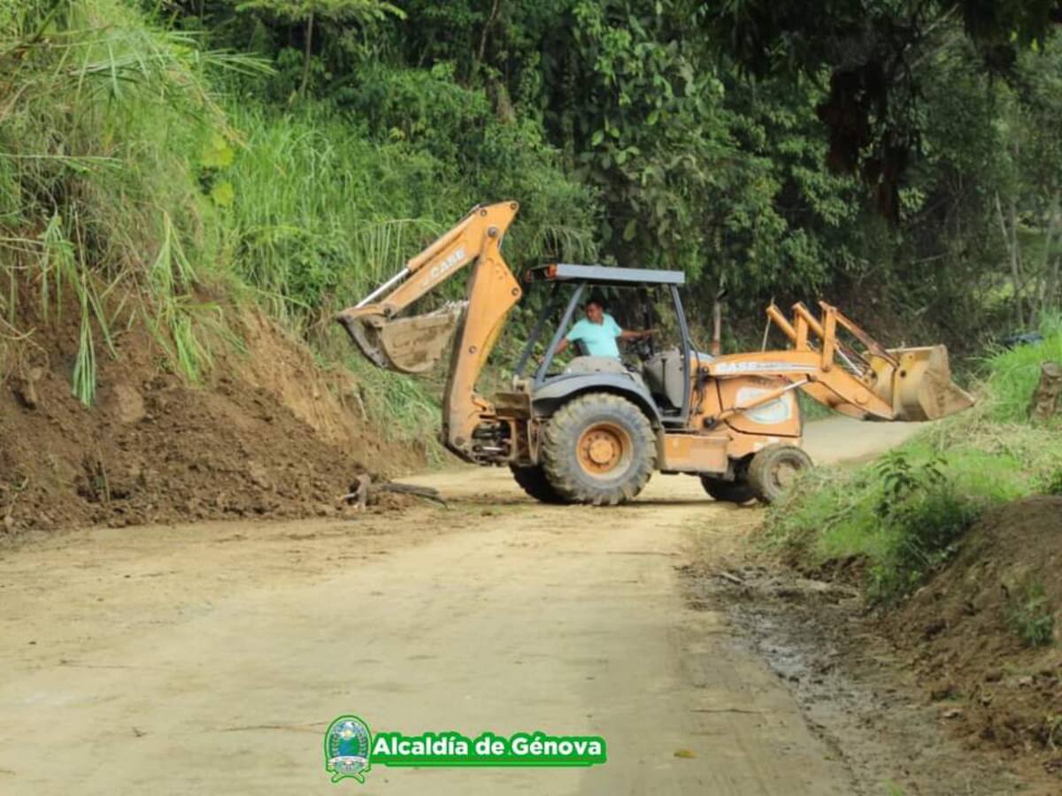 Alerta roja en los municipios cordilleranos del Quindío por las fuertes lluvias