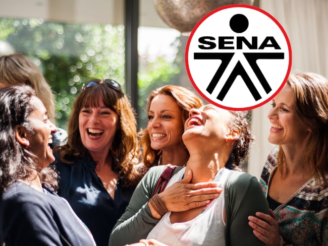 Imagen de referencia, foto Getty images y logo del SENA