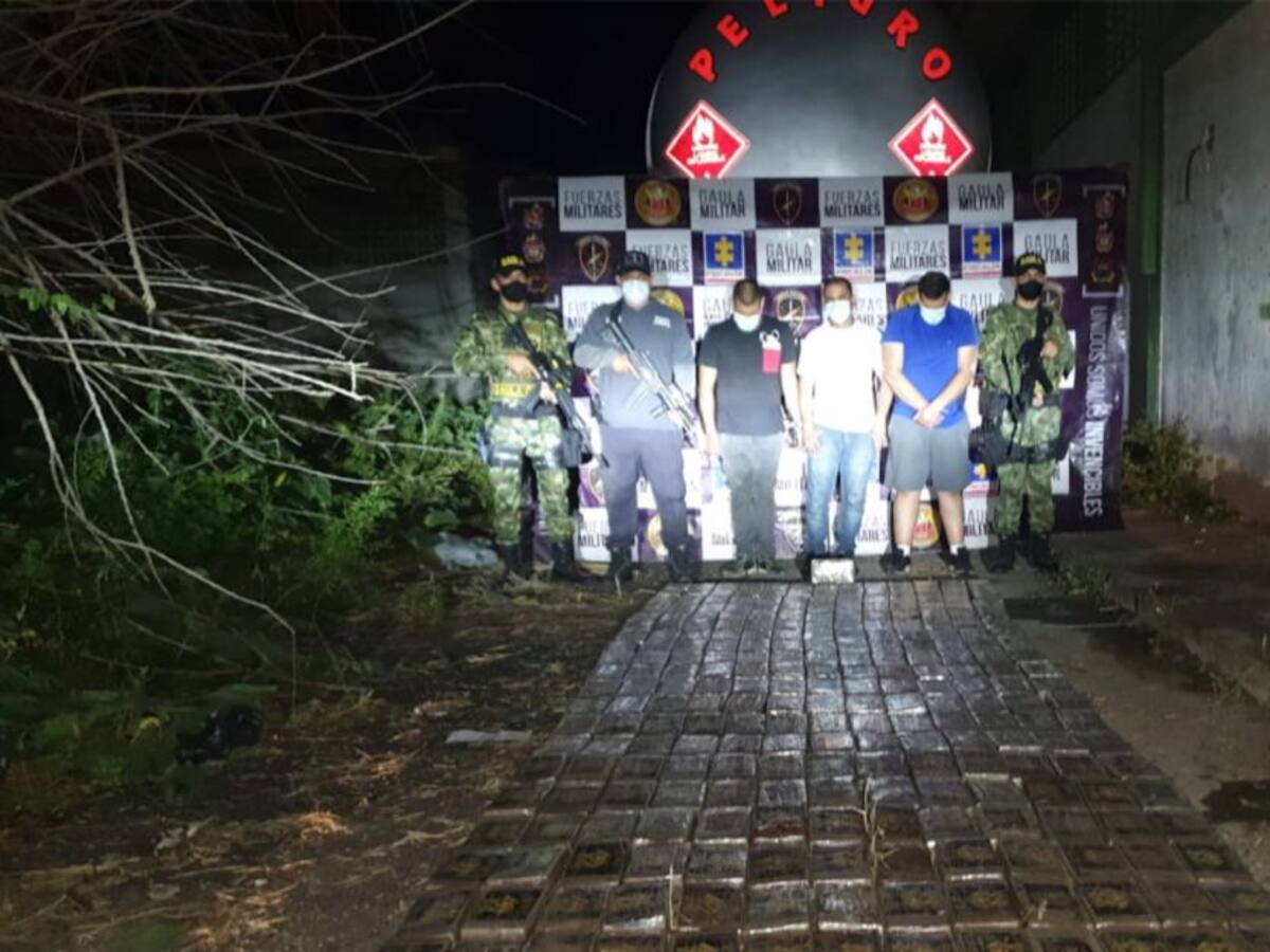 Gaula capturó a tres sujetos que pertenecerían al 'Los Pachencas'