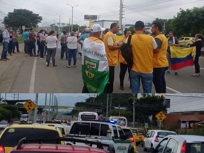 Protesta agua Villa del Rosario Frontera Cúcuta