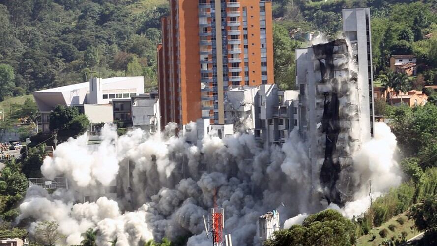 El edificio Space fue construido desde 2006 hasta su culminación en 2013. Foto: Colprensa