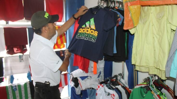 Decomisan 400 millones de pesos en prendas falsificadas en Manizales