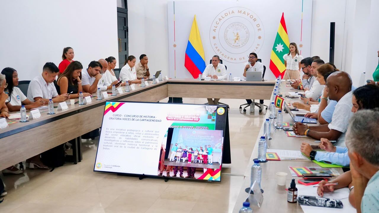 Proyectaron nuevas acciones en favor de la cartageneidad y la cultura ciudadana. // Alcaldía de Cartagena