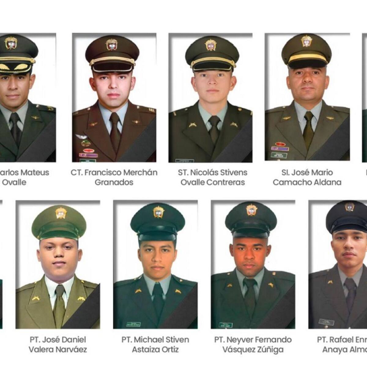 Este jueves será día de duelo en Antioquia por el asesinato de los 13 policías en Amalfi