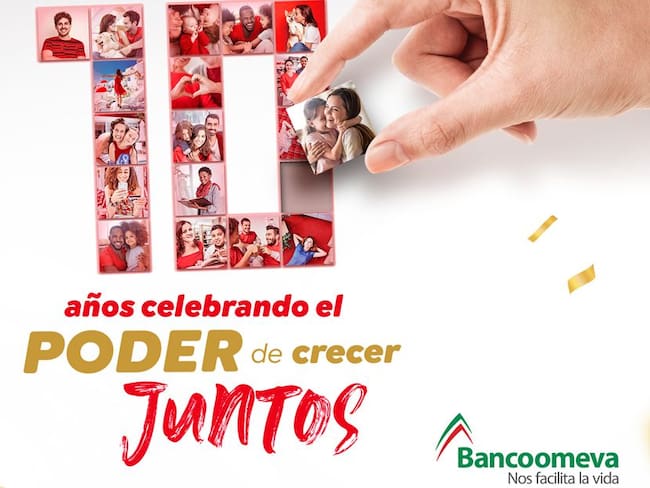 Bancoomeva cumple 10 años creciendo junto a las familias colombianas