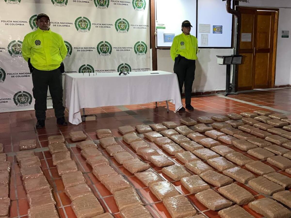 En una casa en San Alonso ocultaban droga avaluada en $3 mil millones