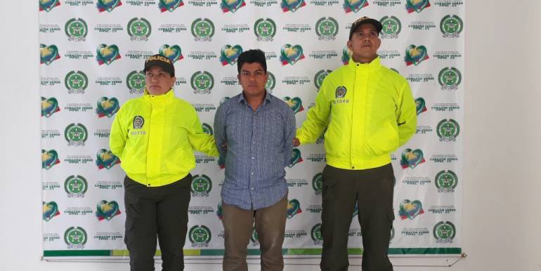 Profesor de danzas capturado/Policía del Tolima-Cortesía