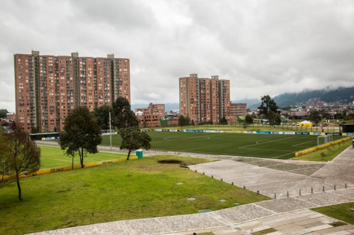 Panorámica de las canchas.