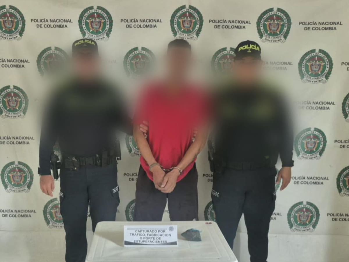 Cayó presunto jíbaro con 65 dosis de marihuana en Cicuco, Bolívar