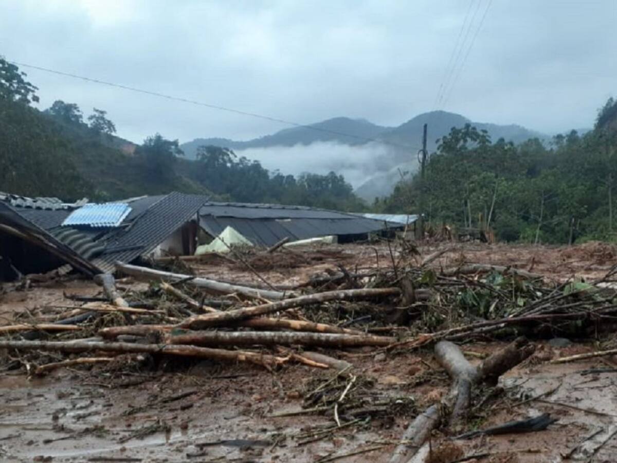 Unos 1500 millones de pesos se han perdido por lluvias en Urrao