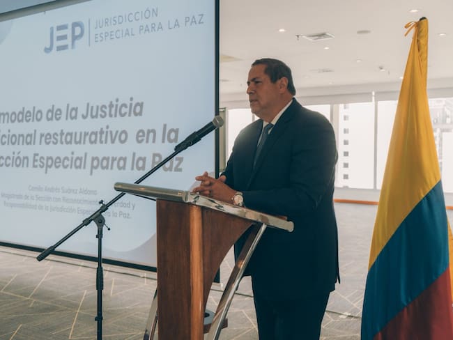 Magistrado Camilo Suárez presentó modelo de Justicia Restaurativa para dignificar a las víctimas