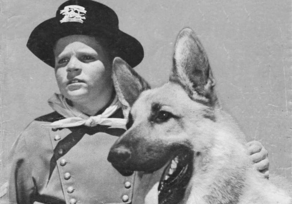 'Rin Tin Tin' el primer perro real que aparecía en la televisión (1954)