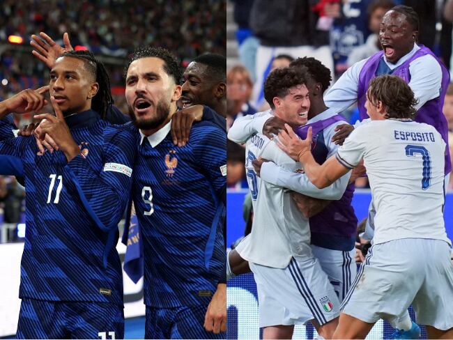 ¿Cuándo vuelve la UEFA Nations League? Italia vs. Francia y más partidazos en la próxima fecha. Getty Images