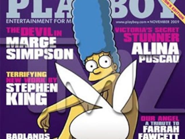 Marge Simpson se desnudará en Playboy