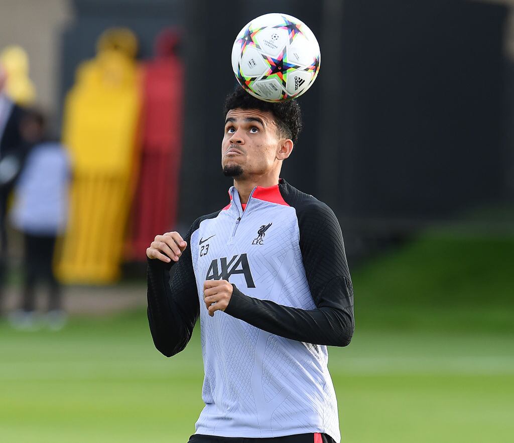 Luis Díaz de Liverpool  (Photo by John Powell/Liverpool FC via Getty Images)