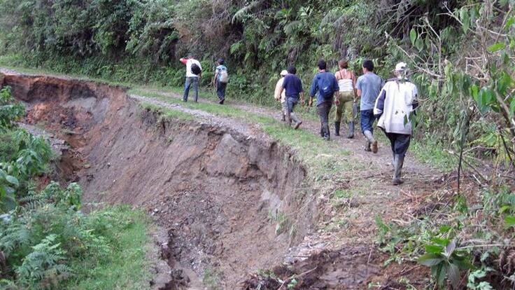 “529 municipios en alerta por deslizamientos de tierra” IDEAM