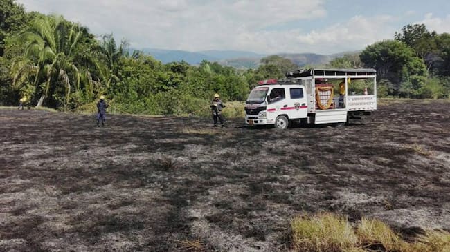 Incendios forestales en Tolima