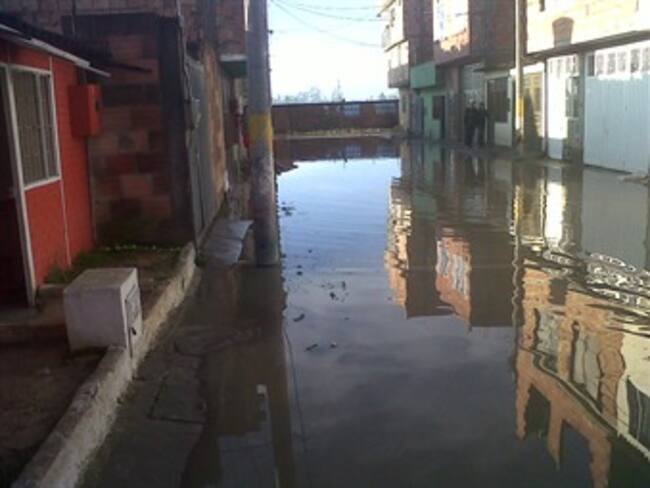 Noventa casas inundadas por las intensas lluvias en Fontibón y Mosquera, Cundinamarca