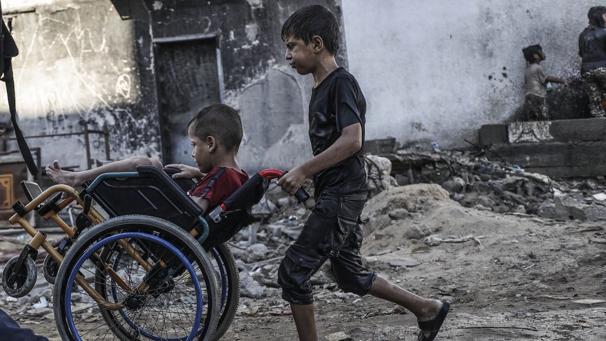 Israel ha dejado más de 40.000 niños gazatíes con heridas de guerra desde 2023