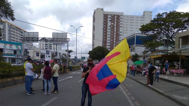 Manifestaciones al norte de Armenia