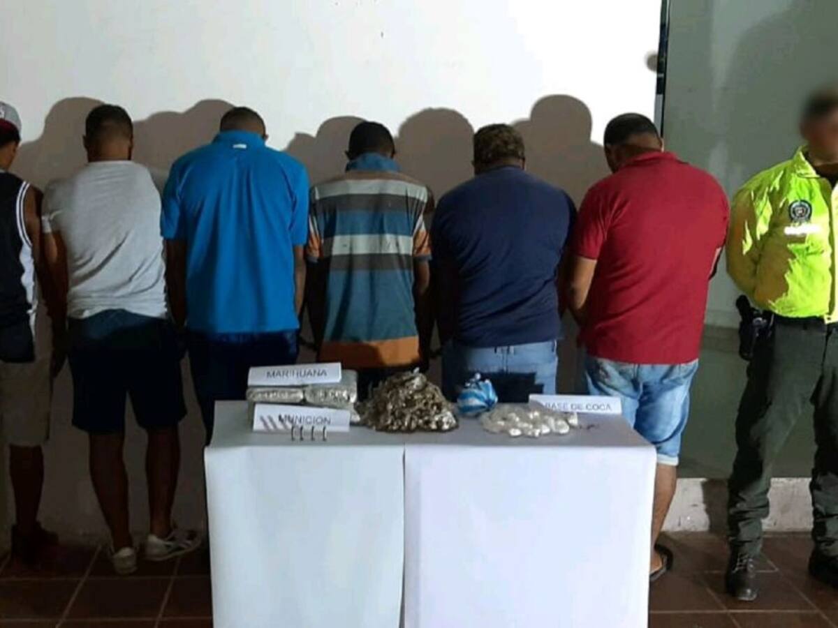Capturados 6 integrantes de la banda "Los del Poli" en Arjona, Bolívar