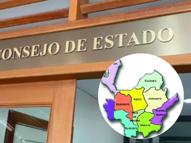 El mapa de Antioquia podría ser modificado: hay dos demandas en el Consejo de Estado