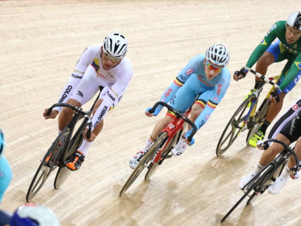 Fernando Gaviria cerró primera jornada del Ómnium en el segundo lugar