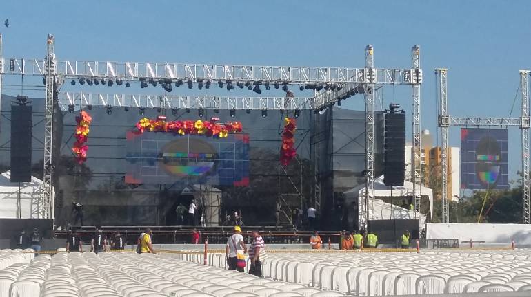 Plaza de la Paz Barranquilla,  escenario donde la reina del carnaval hará la Lectura del Bando.
