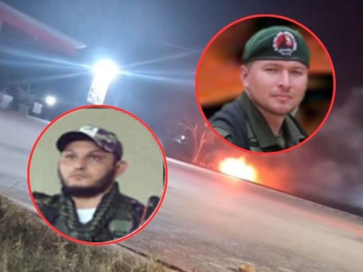 Estos son los dos cabecillas del ELN responsables del atentado al batallón de Aguachica