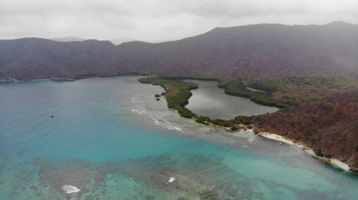 Playa Chengue se caracteriza por sus aguas cristalinas y una diversidad de especies de peces