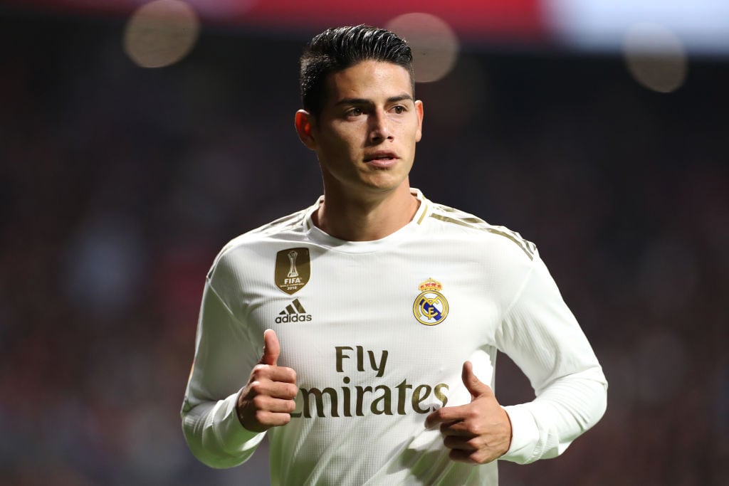 James Rodríguez en el Real Madrid (Getty Images)
