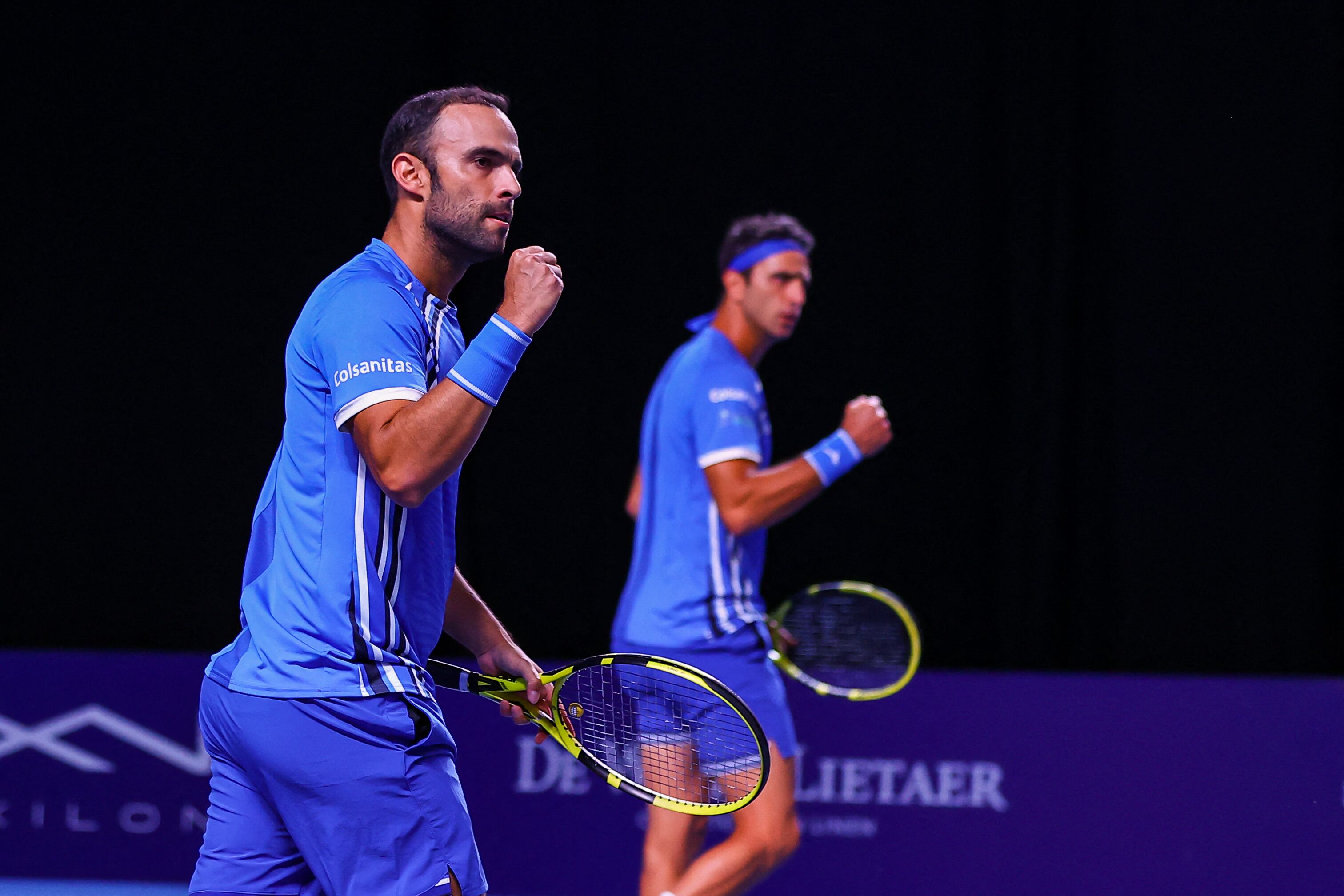 Juan Sebastian Cabal y Robert Farah avanzaron a segunda ronda del Abierto de Australia. (Photo by DAVID PINTENS / BELGA / AFP) / Belgium OUT (Photo by DAVID PINTENS/BELGA/AFP via Getty Images)