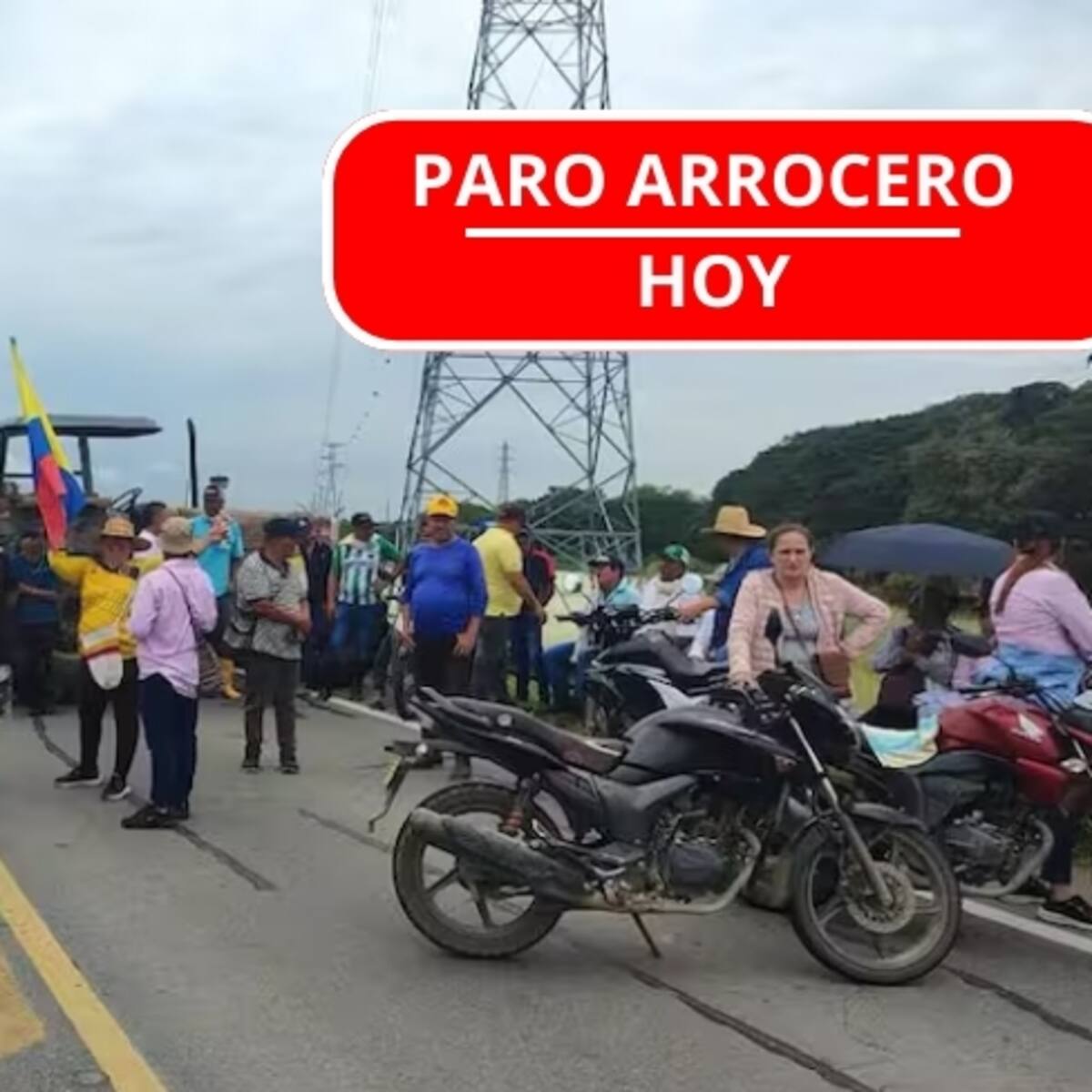 Habitantes de Coello, Tolima, están confinados por Paro Arrocero