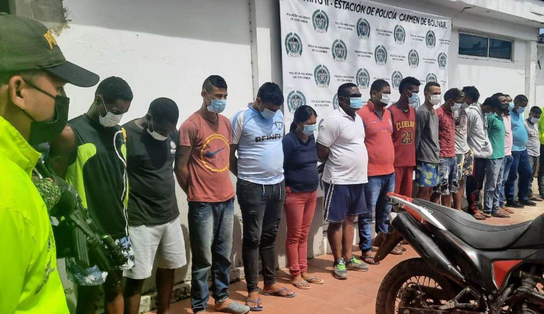 Con estas capturas la institución policial logró esclarecer cinco hechos de sangre ocurridos en la zona norte del departamento