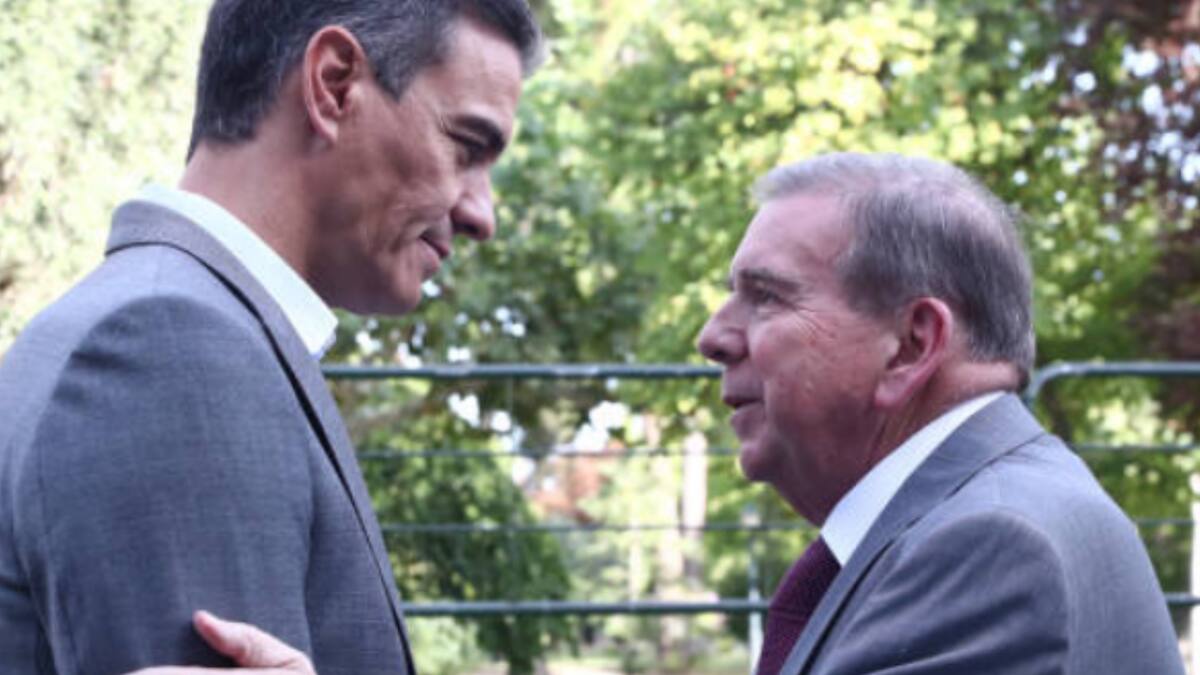 Venezuela: ¿de qué habló Pedro Sánchez con Edmundo González durante reunión?