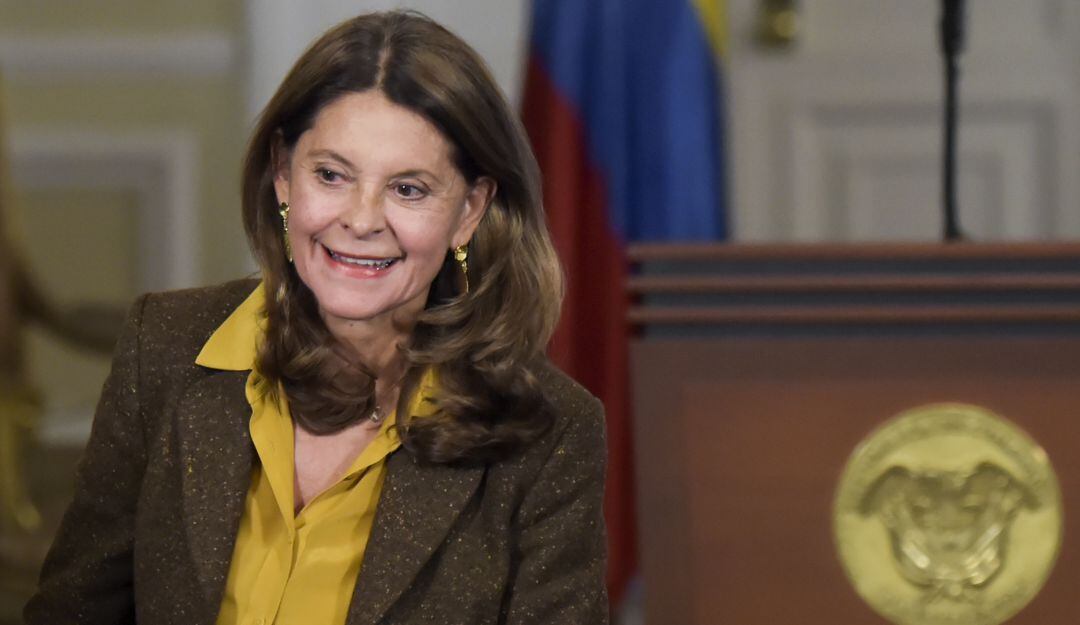 La vicepresidenta y canciller Marta Lucía Ramírez 