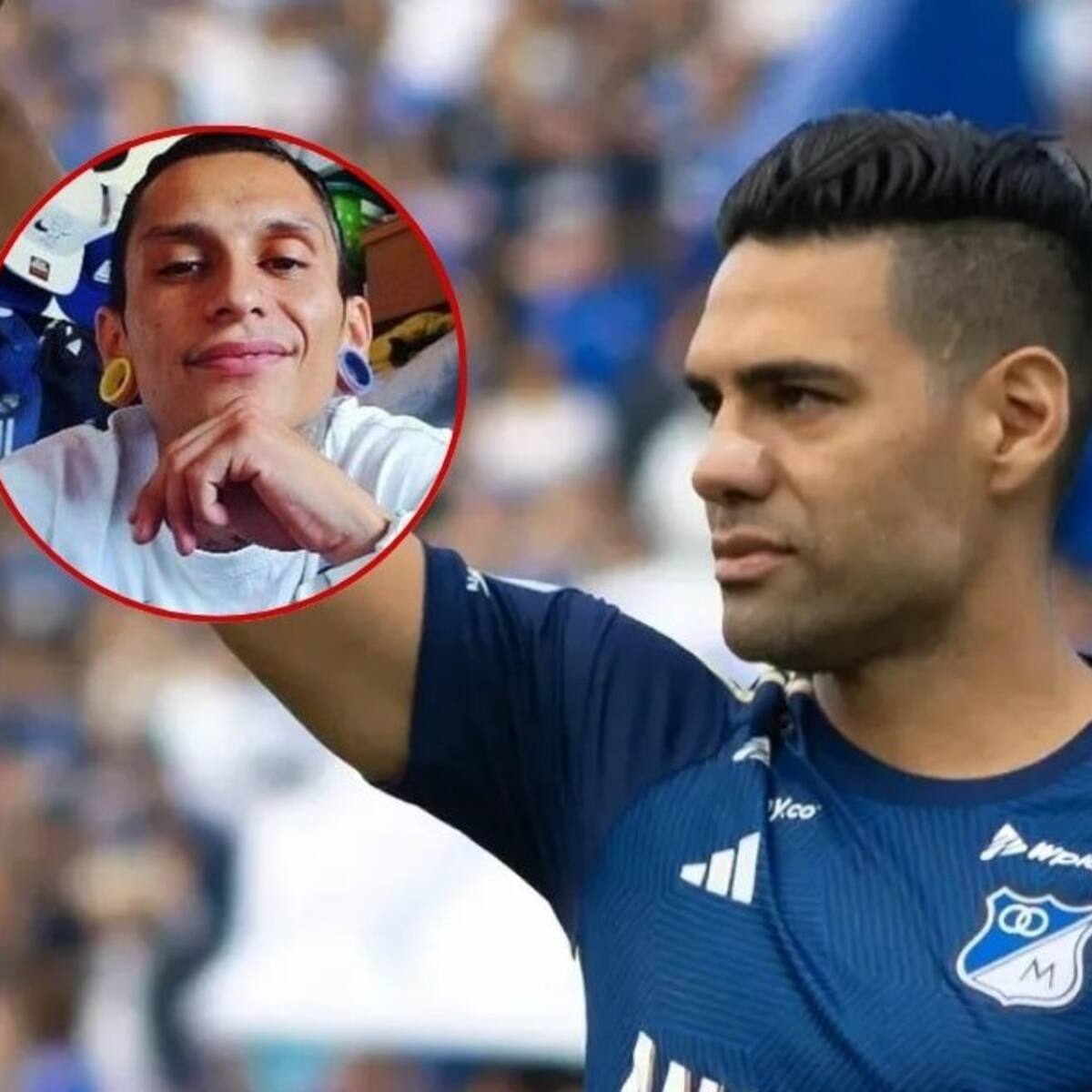 Emotivo mensaje: Falcao se despidió del hincha de Millonarios que recibió la eutanasia